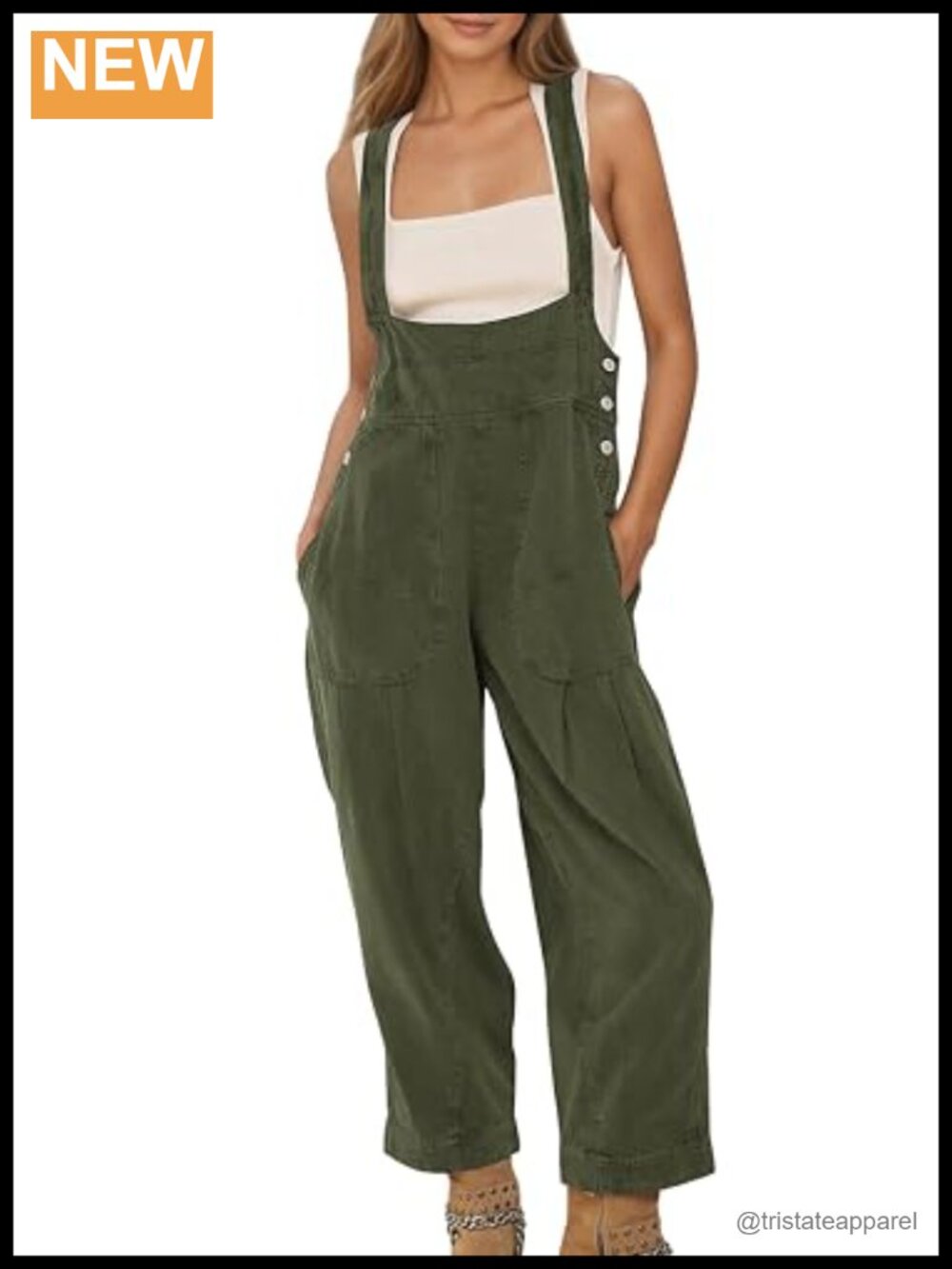 Womens 100% Cotton Denim Overalls Loose Fit Adjustable Straps Jumpsuit